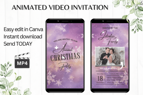 Animated Christmas Party Invitation: Your Festive Digital Solution