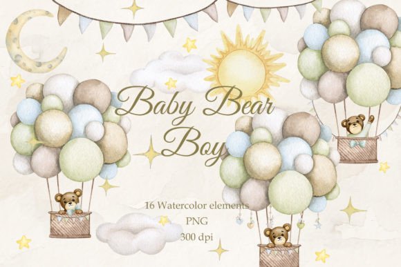 Baby Bear Boy Watercolor Set: A Designer's Guide