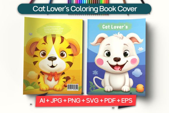 Design Your Dream Cover: The Cat Lover's Coloring Book Template