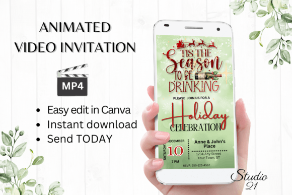 Effortless Holiday Party Invitations: A Digital Template Guide