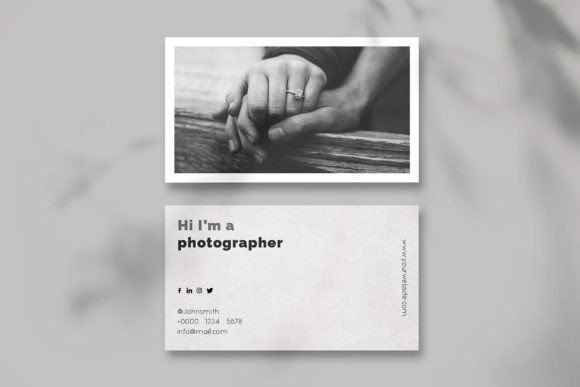 Elevate Your Brand with a Professional Photography Business Card