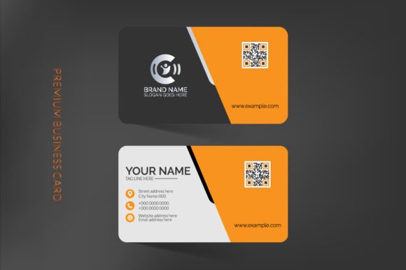 Elevate Your First Impression with a Modern Yellow Business Card