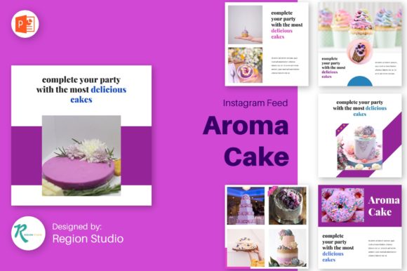 Instagram Feed - Aroma Cake: Elevate Your Brand's Sweetness