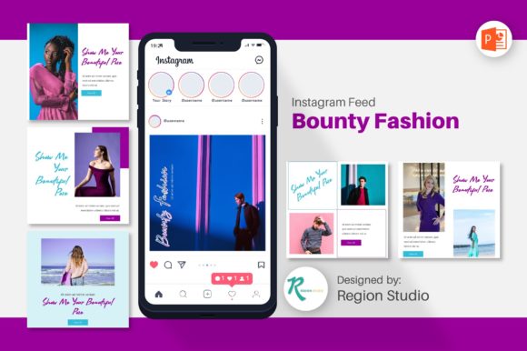 Introducing Bounty Fashion: A Modern Instagram Feed Template