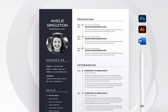 Resume Template | Modern Resume: Craft a Standout First Impression
